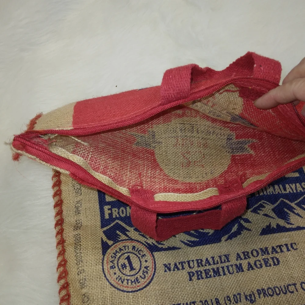 RECLAIMED Burlap Rice Bag for crafting